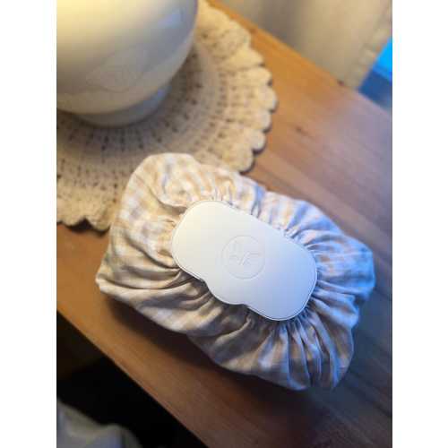 Gingham Baby wipe cover