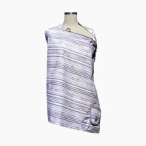 Boppy Nursing Cover for Breastfeeding - Gray Watercolor Stripes
