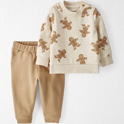 Notepad Khaki, Cedarwood Baby 2-Piece Gingerbread Man Set Made with Organic Cotton | Carter’s Oshkosh Canada