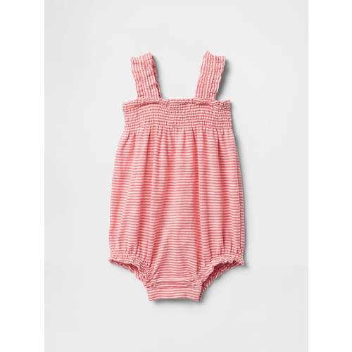 Baby Smocked Shorty One-Piece | Gap