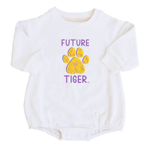 Louisiana State University | LSU Graphic Sweatshirt Bubble Romper