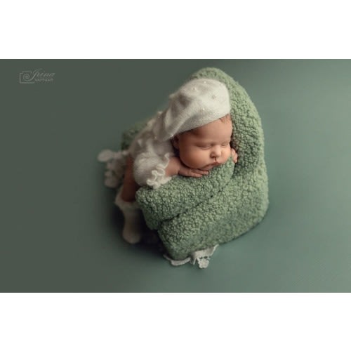 Newborn Beret Hat with Beads, Newborn French Hat, Newborn Knitted Outfit, Newborn Baby Beret Hat, Newborn Outfit Girl, Baby Clothing Knitted