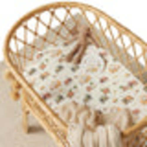 Diggers Organic Fitted Bassinet Sheet & Change Pad Cover | Snuggle Hunny