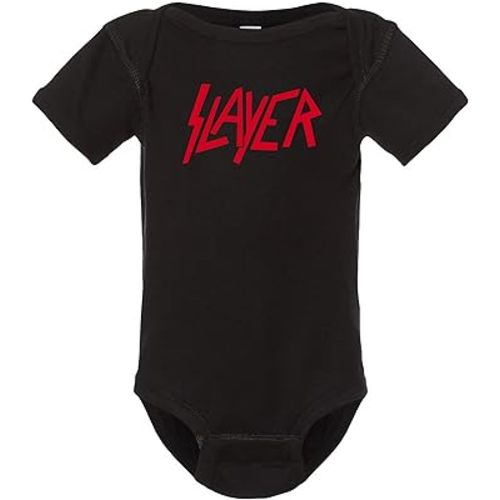 Mari Kyrios Slayer Thrash Speed Metal Rock & Roll Black One Piece Bodysuit Baby Clothes