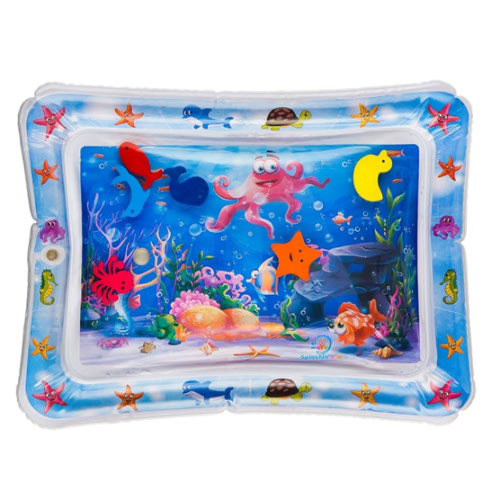 Splashin'kids Inflatable Tummy time Premium Water mat Infants and Toddlers is The Perfect Fun time Play Activity Center Your Baby's Stimulation Growth