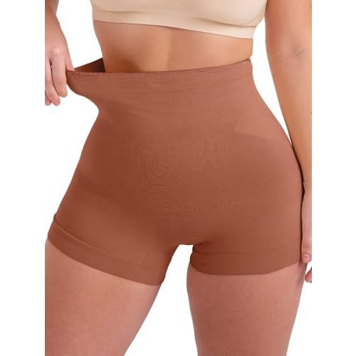 SHAPERMINT High-Waisted Shaper Boyshort - Shaping Underwear for Women - High Compression Tummy Control Shorts for Women