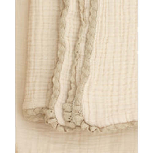 Soft, Heirloom Lace Baby Blanket | Organic Cotton Gauze | Willaby – willaby