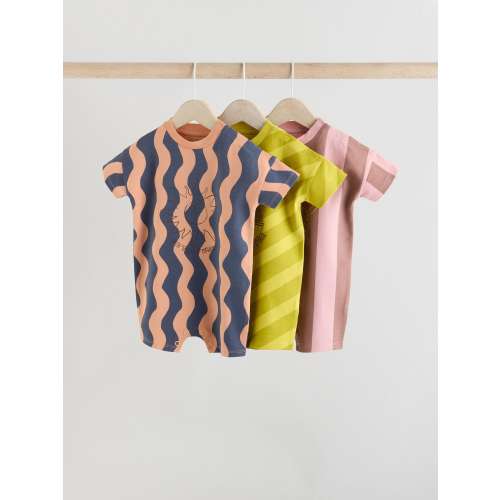 Bright Baby Rompers 3 Pack