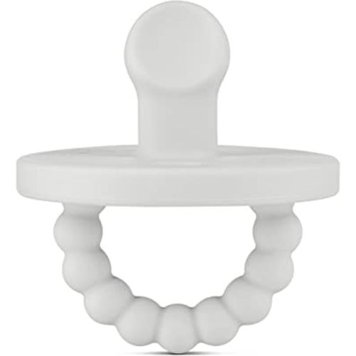 Ryan & Rose Cutie PAT Pacifier Teether (Slant, Grey)