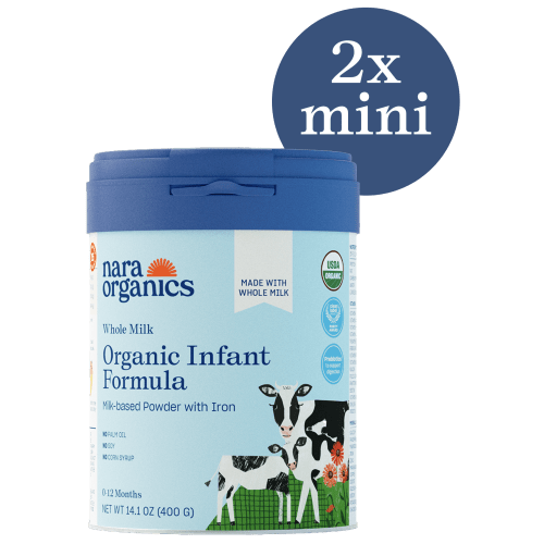 Organic Whole Milk Infant Formula – Starter bundle – Nara Organics