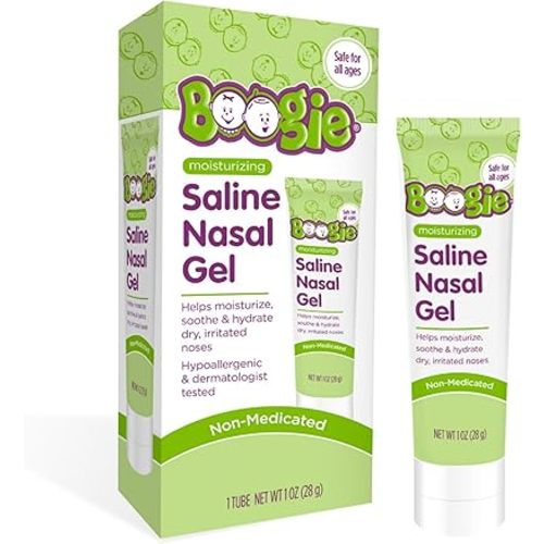 Boogie Moisturizing Saline Nasal Gel for Babies & Kids - Unscented - 1 oz