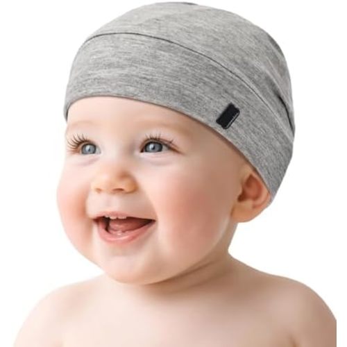 Baby Silky Satin Bonnet for 0-6 Months -Adjustable Infant Hair Care Sleep Cap