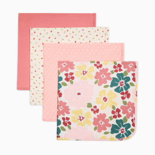 Small Story Receiving Blanket (4 Pack) - Sweet Floral