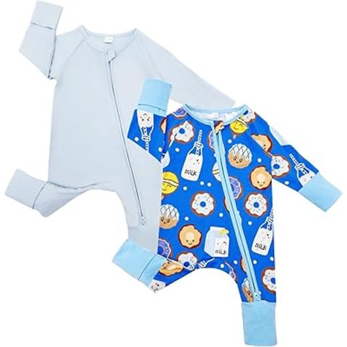 Bow Dream Bamboo Rayon Baby Pajamas Infant Sleepers Newborn Girl Boy Clothes Rompers Jumpsuit Outfit