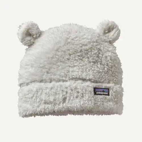 Patagonia Baby Furry Friends Fleece Hat - Birch White, 0 to 3 months