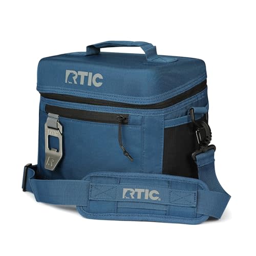 RTIC 8 Can Everyday Cooler, Soft Sided Portable Insulated Cooling for Lunch, Beach, Drink, Beverage, Travel, Camping, Picnic, for Men and Women