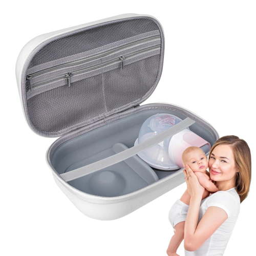Liilaimic Bag for Breast Pump Pump Carrying Case Adjustable Portable Wearable Container for Travel Nursing Work Women Mother Outdoor Family cozy