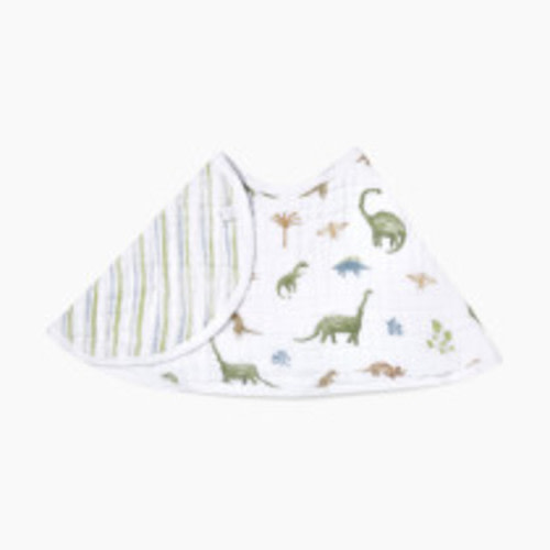 Aden + Anais Essentials Cotton Muslin Burpy Bib - Dino Jungle