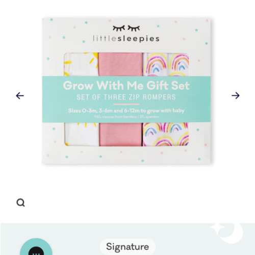 Pastel Rainbows, Bubblegum & Sunshine Zippy Grow With Me Gift Box - Little Sleepies