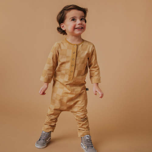 Golden Check Rag | Kids Rompers & Jumpsuits | RAGS.com · RAGS.com