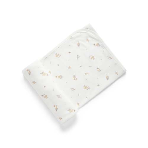 White Wattle Bee Bunny Rug - Baby Blankets - Purebaby - Purebaby