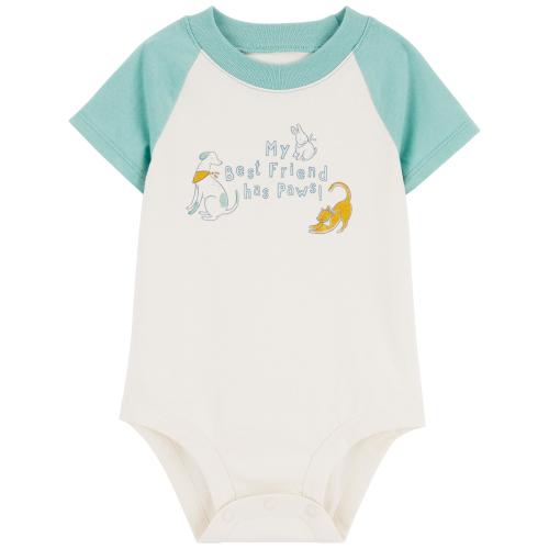 Baby Best Friend Has Paws Dog Bodysuit - 12M - Style,Multi