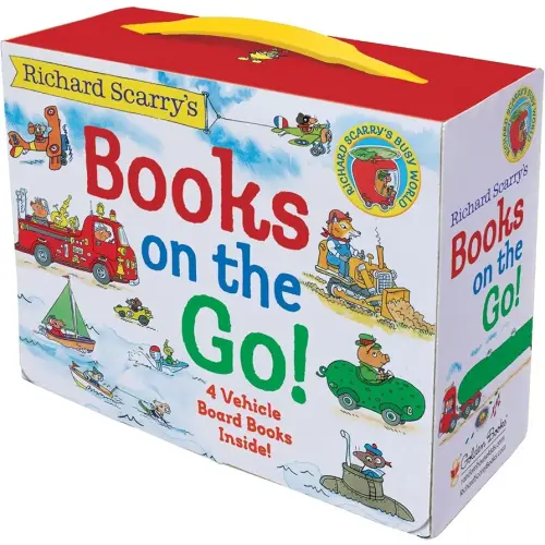 Richard Scarry's Books on the Go: 4 Board Books