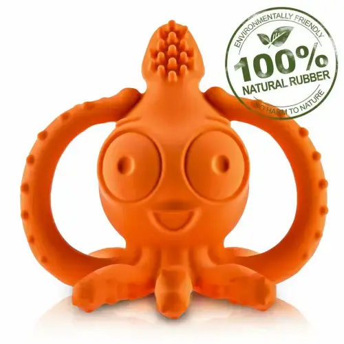 CaaOcho Sqwiddle the Squid Teething Toothbrush