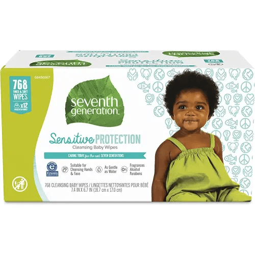 Rascal + Friends Sensitive Baby Wipes 648 Count Bag with 3 Inner