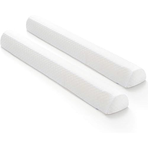 Shinnwa Bed Bumpers for Toddlers (2-Pack) Memory Foam Rail & Adults, Safety Guard Queen, King, Full Bed, Sleep Long Pillow Pads with Non-Slip Bottom Machine Washable Cover