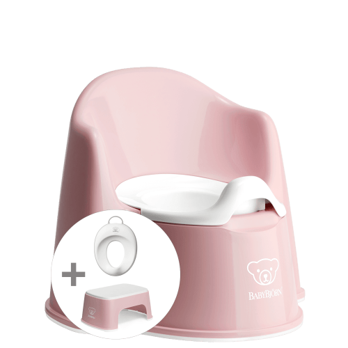 Potty Training Bundle: Powder pink/White