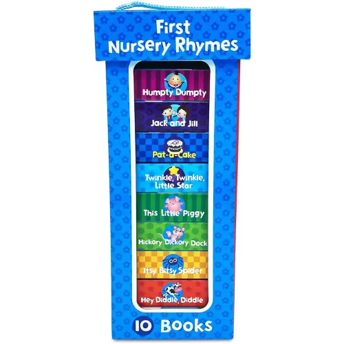 First Nursery Rhymes Tower Book - Kids Books Boxed Collection - Childrens Books, Toddler Books Set of 10