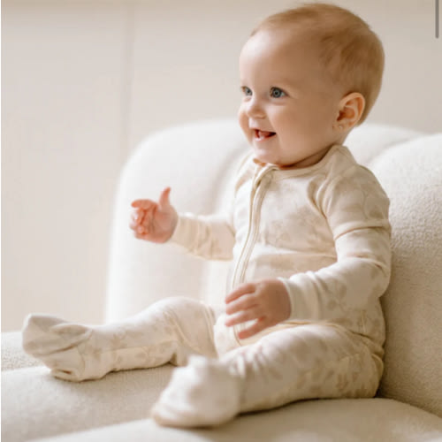 Aria Floral / Beige / 3-6M