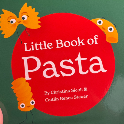 Little Book of Pasta Board Book for Babies and Toddlers about Shapes Read with Phonics and Rhymes Baby Book 0-12 Months Toddler Book Ages 1-4 (Little Books: Culinary Collection (3 books))