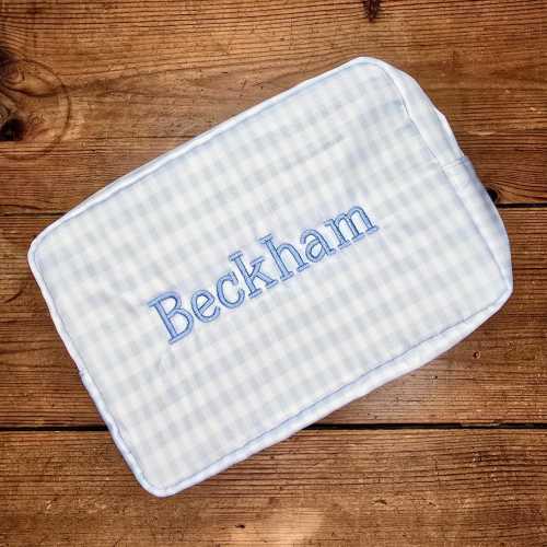 Monogrammed Nylon Everything bag, Custom Baby Bag, Personalized Makeup Bag, Personalized Zippered Bag, Custom Everything Bag.