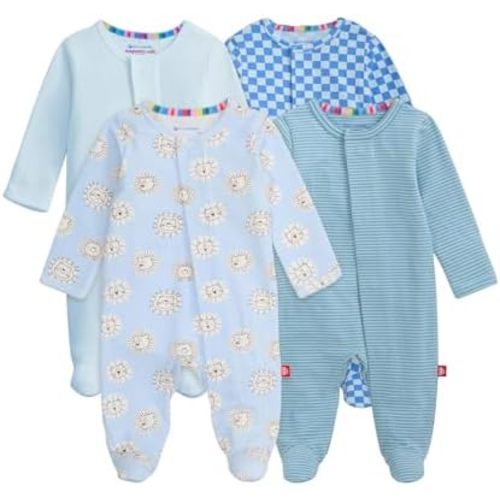 Magnetic Me Cloudstretch 4-Pack Bundle | Magnetic Baby Footie Pajamas