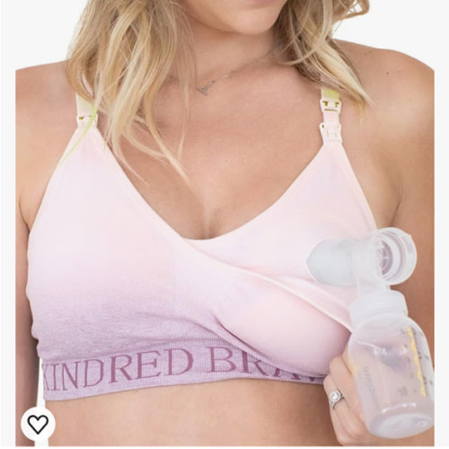 Kindred Bravely Sublime Sports Pumping Bra Hands Free | All-in-One Nursing Bras for Breastfeeding and Pumping