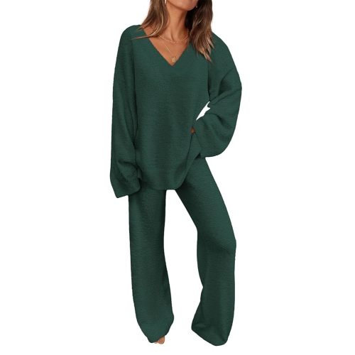 PRETTYGARDEN Lounge Sets For Women Two Piece Sweaters Pajama Set Fall Fashion 2025 Loungewear Outfits Matching Winter Clothes