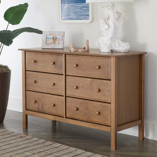 DaVinci Jayden 6-Drawer Double Dresser in Chestnut