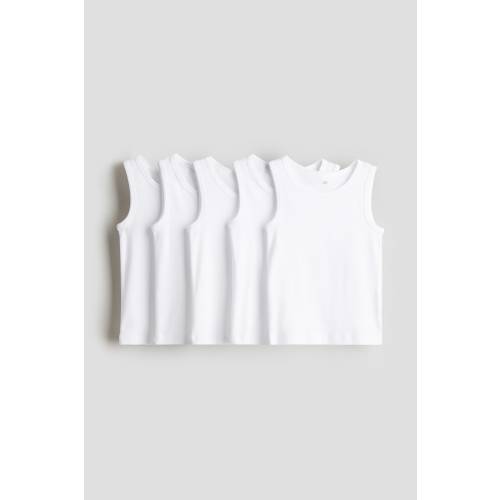 5-PACK COTTON TANK TOPS