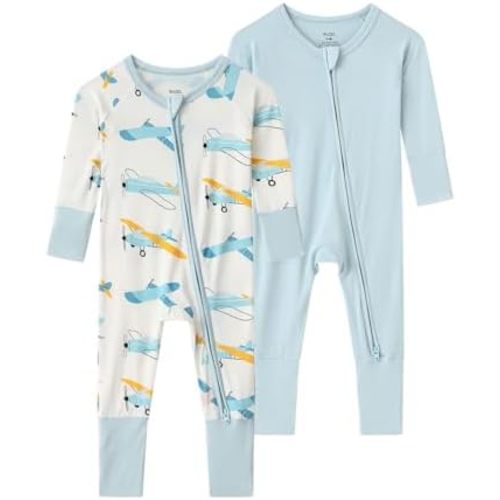 Baby Viscose from Bamboo Footless Pajamas Boys Girls Zippy Pjs Sleep 'N Play Romper - 0-24 Months