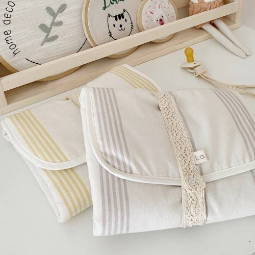 Linen Portable Changer Pad
