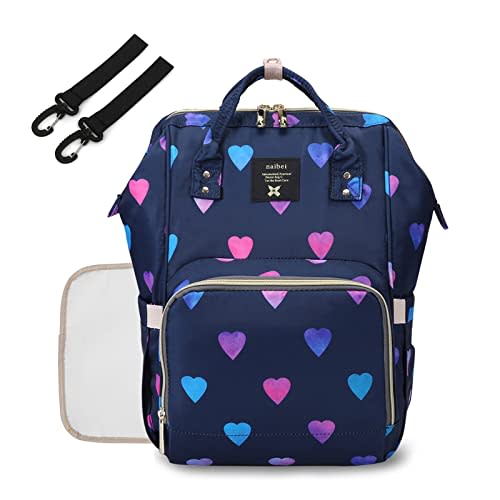 TRENDPLAY Diaper Backpack Baby Nappy Bag - Travel&Outdoor Organizer Water-Resistant Multi-Function Maternity Bag for Mom Daddy Large