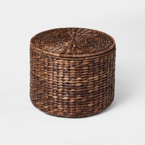 Woven Storage Ottoman Espresso - Threshold™ designed with McGee, Color: Espresso - Out of Stock