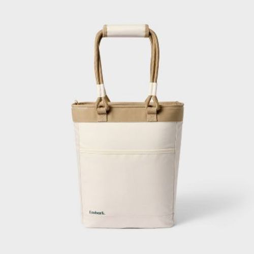 Tote 14 Cans Soft Sided Cooler Tan - Embark™