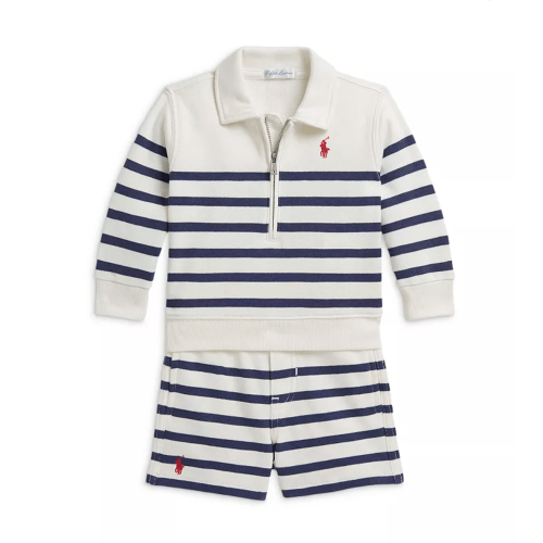 Polo Striped French Terry Set, 18mo