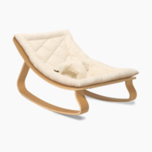 Charlie Crane LEVO Baby Rocker - Organic Milk, Beech