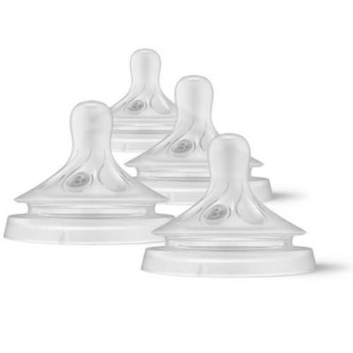 Philips Avent Natural Response Nipples, Medium Flow (Flow 3), 4-Pack, SCY963/04