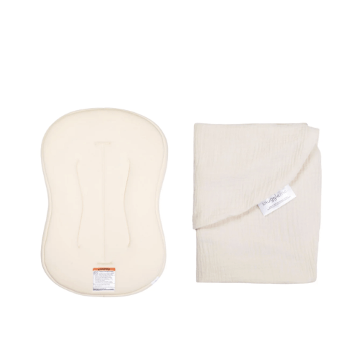 Lounger Curve + Muslin Cover Set | Natural