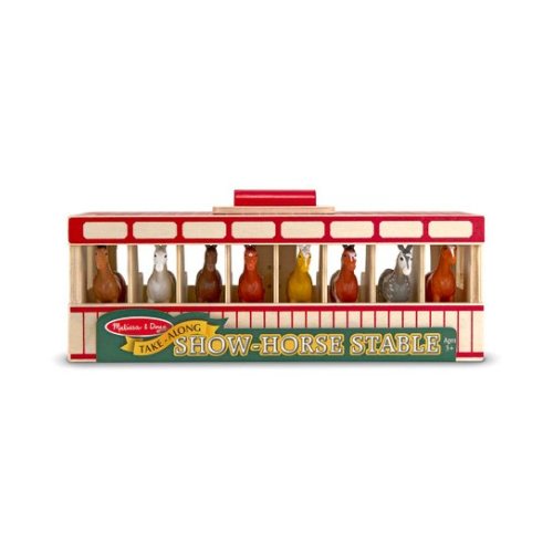 Melissa & Doug Take-Along Show Horse Stable Set